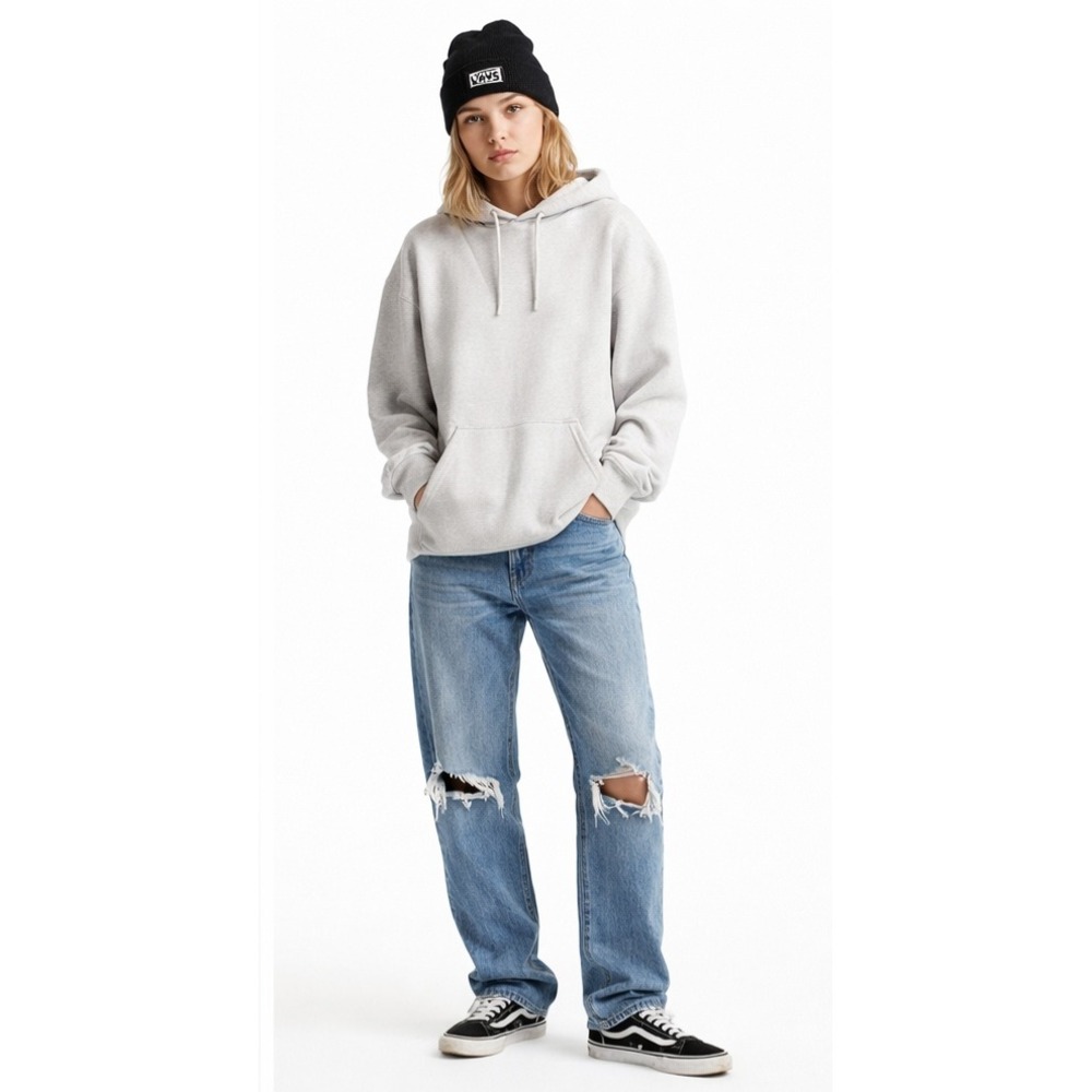 LEVI'S Low Pro Straight Distressed Jeans Size 26